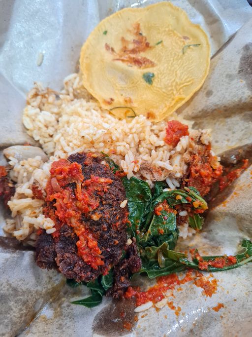 nasi padang bungkus