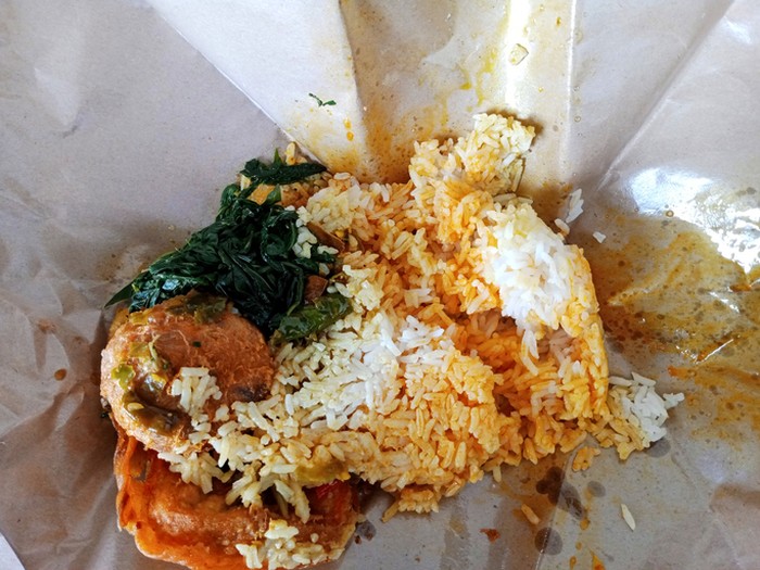 nasi padang bungkus