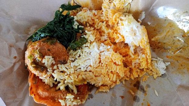 nasi padang bungkus
