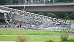 Kondisi Terkini Jembatan Carola di Jerman yang Ambruk ke Sungai