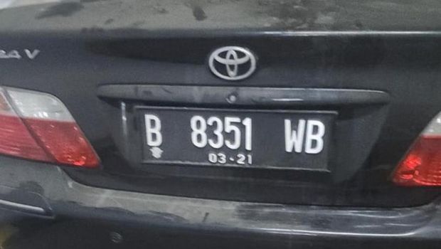 Penampakan mobil Harun Masiku yang ditemukan KPK (dok.istimewa)