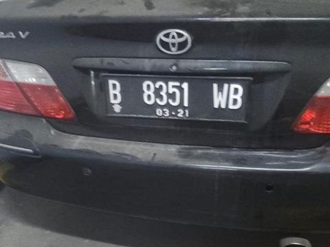 Penampakan mobil Harun Masiku yang ditemukan KPK (dok.istimewa)