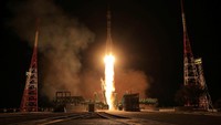The Soyuz MS-26 spacecraft carrying NASA astronaut Don Pettit, Roscosmos cosmonauts Alexei Ovchinin and Ivan Vagner lifts off to the International Space Station (ISS) from the launch pad at the Baikonur Cosmodrome, Kazakhstan, September 11, 2024 REUTERS/Pavel Mikheyev