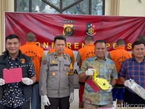 Polisi Tangkap 5 Pelaku Illegal Drilling di Batanghari, Pemodal Diburu