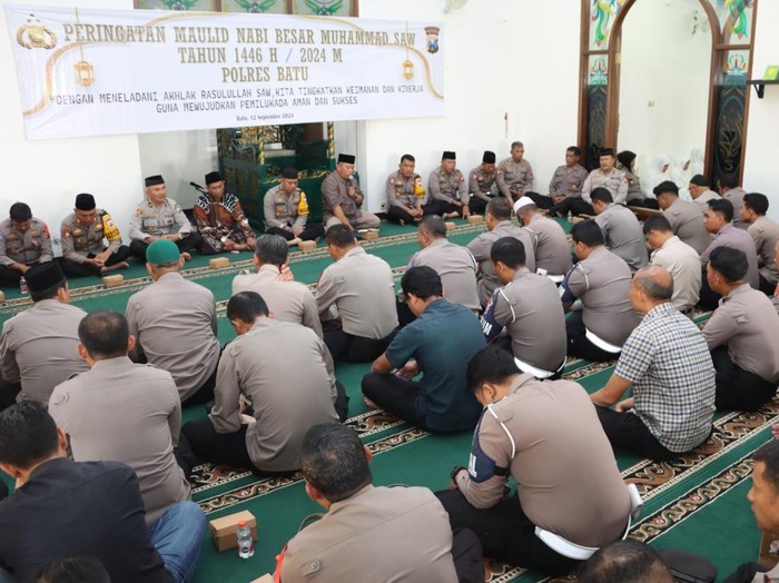 Polres Batu gelar zikir bersama