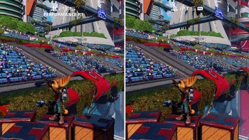 Perbandingan Ratchet & Clank: Rift Apart di PS5 Pro dan PS5. Foto: Sony