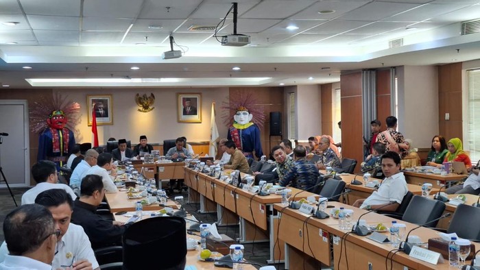 Rapat pembahasan kandidat Pj Gubernur Jakarta yang diusulkan DPRD ke Kemendagri (Belia/detikcom)