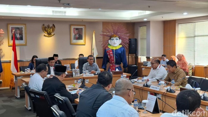 Rapat pembahasan kandidat Pj Gubernur Jakarta yang diusulkan DPRD ke Kemendagri (Belia/detikcom)
