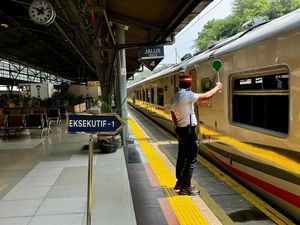 Banjir di Grobogan, 10 Perjalanan KA Terlambat Tiba di Stasiun Gambir-Senen