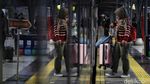 Suasana Stasiun Pasar Senen Jelang Long Weekend