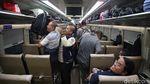 Suasana Stasiun Pasar Senen Jelang Long Weekend
