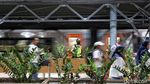 Suasana Stasiun Pasar Senen Jelang Long Weekend