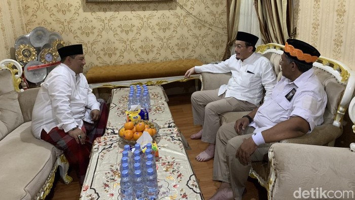 Suswono di kawasan Mampang Prapatan, Jaksel, Jumat (13/9/2024). (Taufiq/detikcom)
