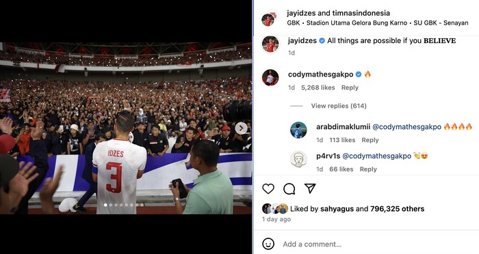 Instagram Jay Idzes