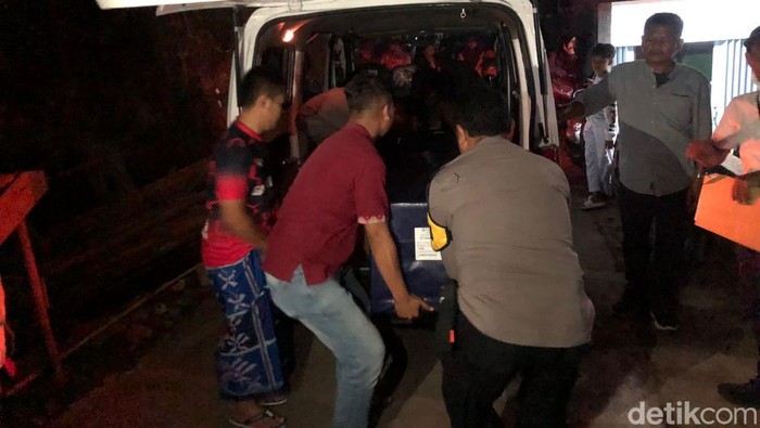 Jasad korban diduga TPPO saat tiba di rumah duka