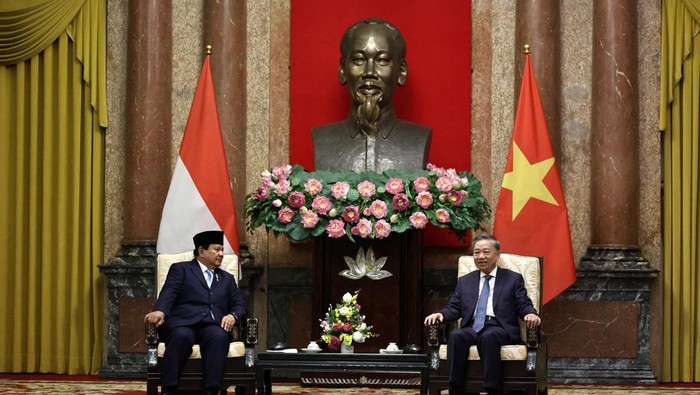 Menhan Prabowo bertemu Presiden Vietnam Tô Lâm