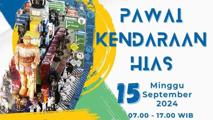 Pawai kendaraan hias Kota Bandung.