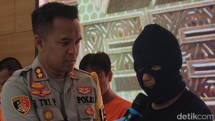 Pria asal Banyuwangi ditangkap karena mencuri puluhan celana dalam wanita di Jembrana, Bali, Sabtu (14/9/2024).