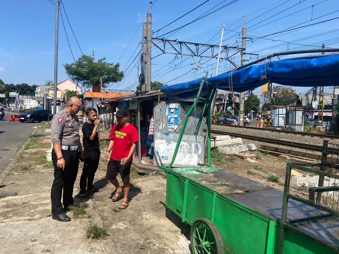 TKP Kecelakaan di Jl Dadali, Tanah Sareal, Bogor. (Dok Polresta Bogor Kota)