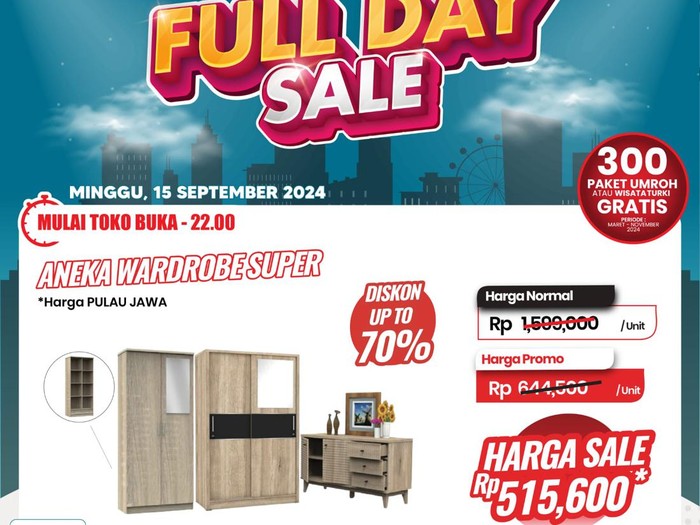 Transmart Full Day Sale-Lemari