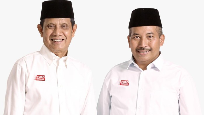 bapaslon Bupati Malang Gunawan HS dan calon Wakil Bupati Malang dr Umar Usman