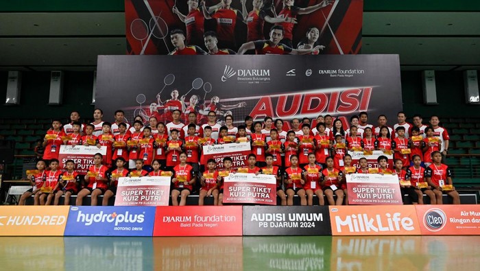 Sebanyak 46 pebulutangkis belia berhasil meraih Super Tiket dan melaju ke tahap karantina Audisi Umum PB Djarum 2024.