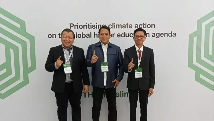 Perwakilan Unesa di Times Higher Education (THE) University Impact Forum 2024.
