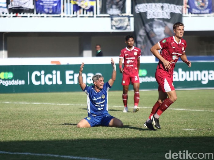 Laga PSIM Jogja va Adhyaksa Farmel, Minggu (15/9/2024).