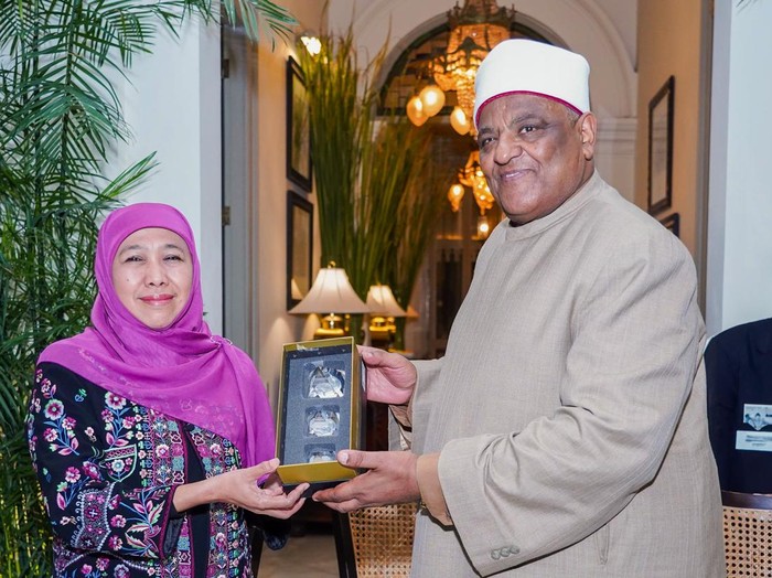 Rektor Al Azhar Mesir Ajak Khofifah indar parawansa