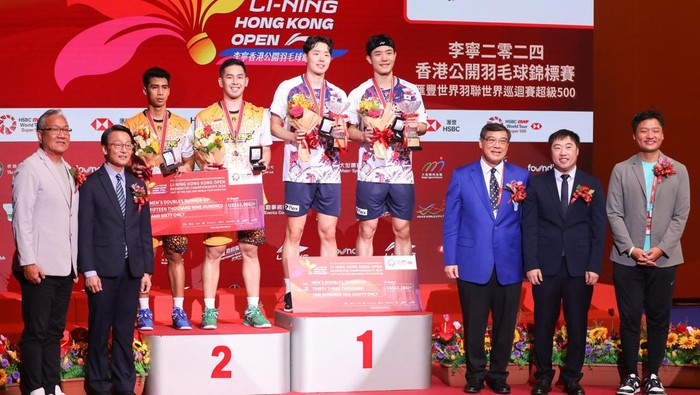 Ganda putra Indonesia Sabar Karyaman Gutama/Moh Reza Pahlevi Isfahani tetap bersyukur dengan hasil di Hong Kong Open 2024 walaupun harus puas dengan predikat runner-up.