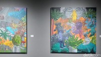Setelah itu pengunjung diperkenankan untuk menjajal setiap lantainya yang kurang lebih terdapat dua hingga tiga galeri seni yang bisa dijajal. Lantai demi lantai pun detikTravel sambangi. (Lugas/detikTravel)