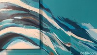 Karya seni di galeri ini sangat berwarna dan sangat fotogenik. (Lugas/detikTravel)