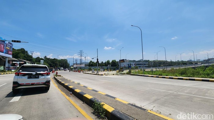 Arus lalin di Sukabumi menuju ke Bogor