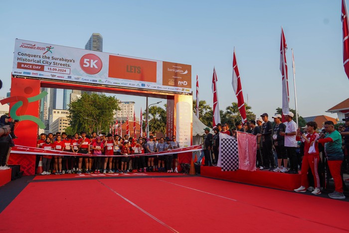 Diikuti 3.200 Pelari, Bank Jatim JConnect Run Hadirkan Rute Ikonik Surabaya