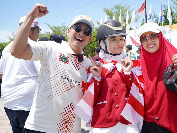 Irfan Hakim bahagia anaknya menang di PON 2024.