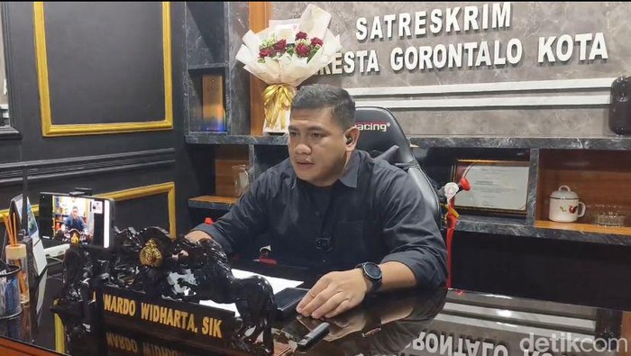Kasat Reskrim Polresta Gorontalo Kota, Kompol Leonardo Widharta.