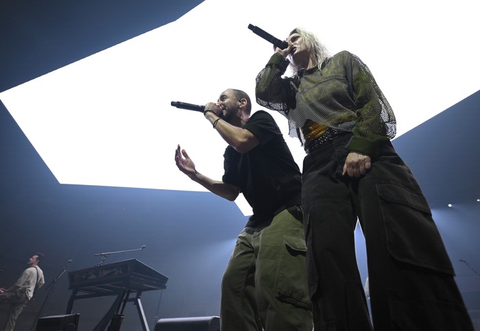 Emily Armstrong performs during the Linkin Park: From Zero World Tour held at Kia Forum in Inglewood on September 10, 2024 in Inglewood, California (Photo by Jesse Grant/Variety via Getty Images)