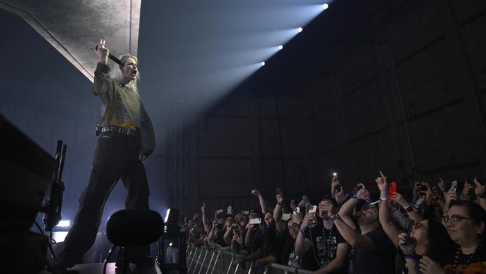 Emily Armstrong performs during the Linkin Park: From Zero World Tour held at Kia Forum in Inglewood on September 10, 2024 in Inglewood, California (Photo by Jesse Grant/Variety via Getty Images)