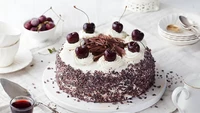 Di Jerman, terutama budaya tradisional, ada kebiasaan menyajikan black forest sebagai hidangan penutup. Sementara di Indonesia kue ini lebih identik sebagai kue ulang tahun atau perayaan pesta. Foto: CNN Travel