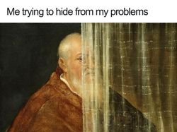 Meme Lukisan Klasik Buat Si Bodo Amat, Au Ah Gelap