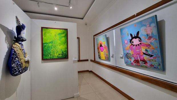 Pameran seni rupa bertajuk 'Resonansi' oleh Gaung Seni dan Amuya Art Gallery digelar hingga 30 September 2024.