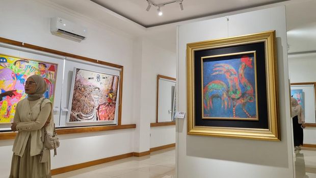 Pameran seni rupa bertajuk 'Resonansi' oleh Gaung Seni dan Amuya Art Gallery digelar hingga 30 September 2024.