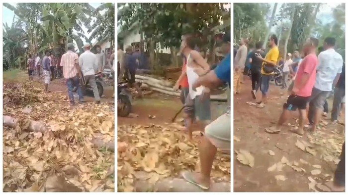 Polis nyaris bentrok dengan warga saat melakukan penangkapan pencuri motor