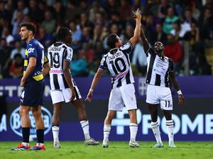 Klasemen Liga Italia: Udinese di Puncak Lagi Setelah 13 Tahun Lamanya