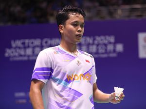 Hasil Malaysia Open 2025: Anthony Ginting Tembus 16 Besar