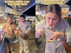 Satpam Kesal Dititipi Minuman hingga Ayu Ting Ting Kulineran di Bangkok