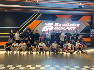 Puluhan Anggota Komunitas BMW M Adu Kencang di Barcode Gokart