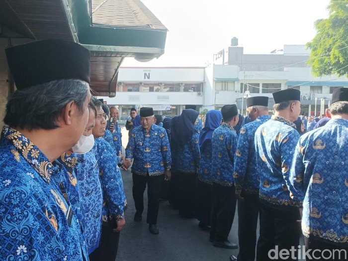 Bupati Malang Sanusi pamitan ke ASN Pemkab Malang