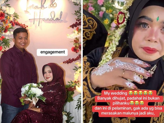 Curhat pengantin wanita yang salah pilih MUA saat acara pernikahannya, mendadak viral di media sosial.