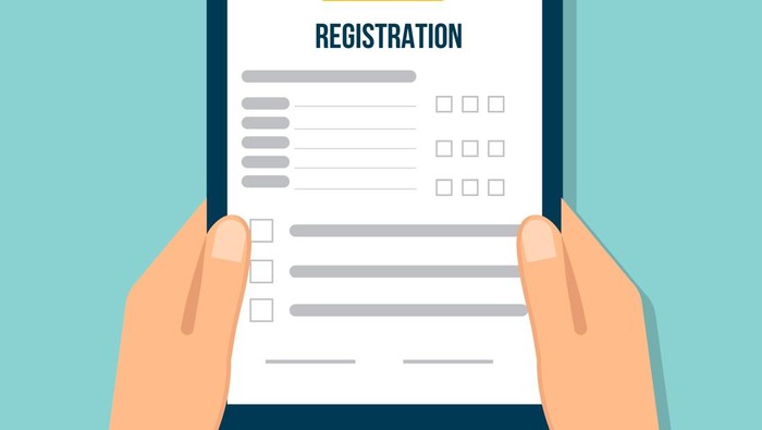 Ilustrasi berkas pendaftaran atau registrasi SNPBM 2025